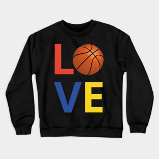 love basketball Crewneck Sweatshirt